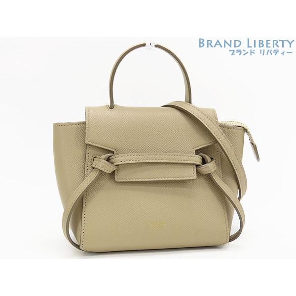 CELINE 美品 セリーヌ ピコ ベルトバッグ 2WAY ミニハンドバッグ  