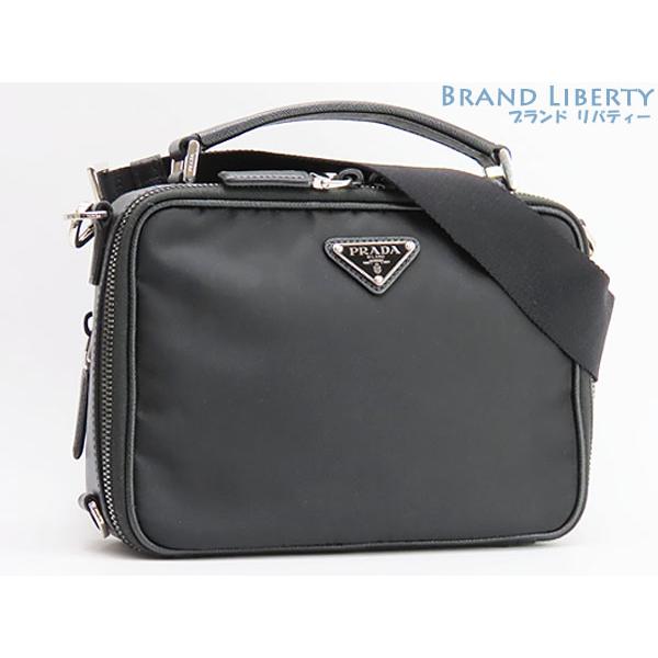 PRADA（プラダ） ほぼ新品 ブリック サフィアーノレザー ナイロン 2WAY