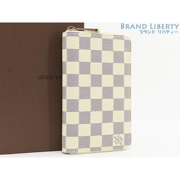 LOUIS VUITTON ルイヴィトン ダミエアズール ジッピーコンパクト 