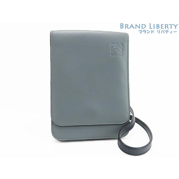 LOEWE（ロエベ） 美品 アナグラム フラット ガセット クロスボディ