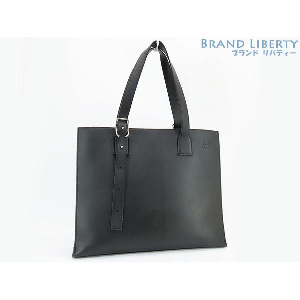 超美品 ロエベ LOEWE バックルホリゾンタル アナグラム トートバッグ 