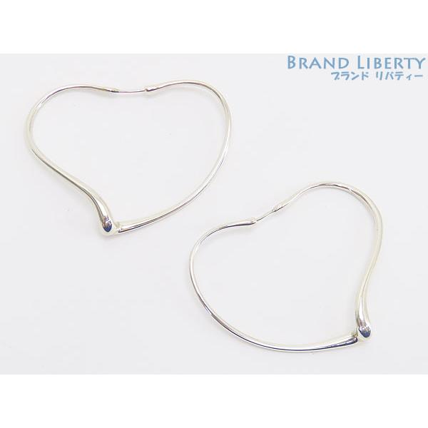 エルサ・ペルッティ　オープンハート　フープピアス　ミディアム TIFFANY&Co.（ティファニー） 超美品 エルサ ペレッティ オープン