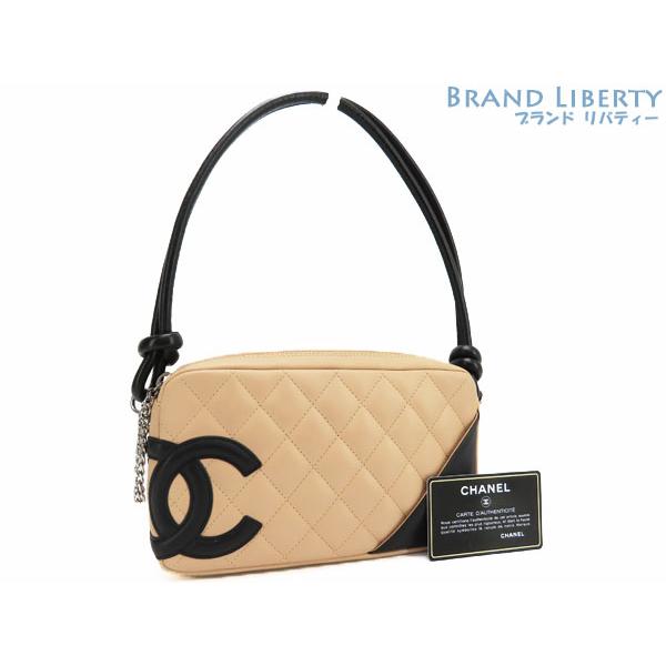 CHANEL カンボンライン アクセサリーポーチ ショルダーバッグ CAMBON 超美品 シャネル CHANEL カンボンライン ショルダーポーチ
