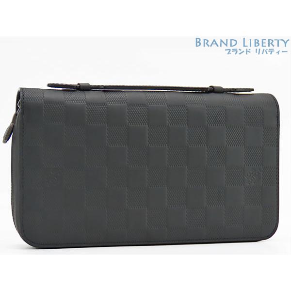 超美品 ルイヴィトン LOUIS VUITTON ダミエ アンフィニ ジッピー XL 