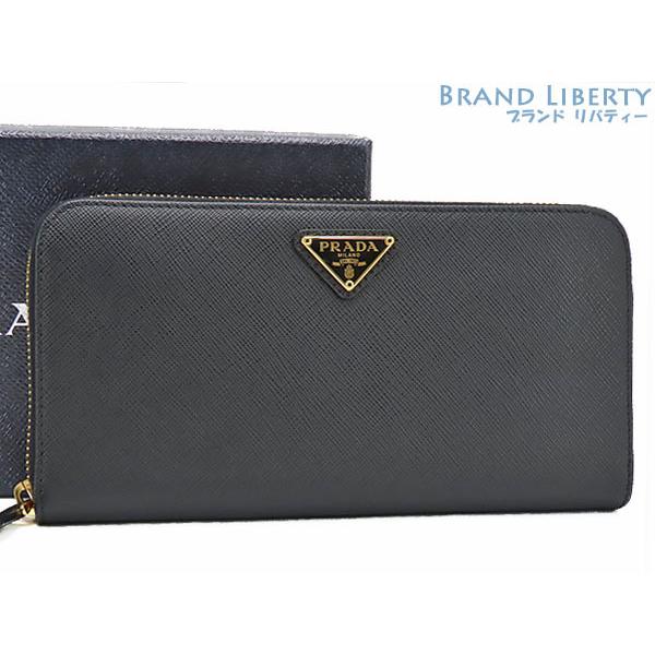 PRADA（プラダ） 新古品 サフィアーノ トライアングル ジップ