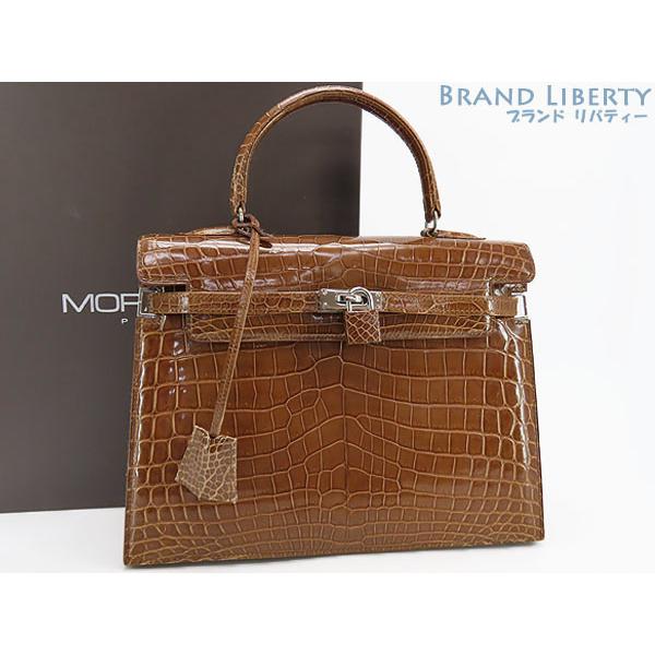 MORABITO（モラビト） 外超美品 スカラ28 シャイニークロコダイル 