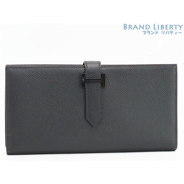 エルメス 刻印Z 2021年製 ベアンスフレ モノクローム エプソン 長財布