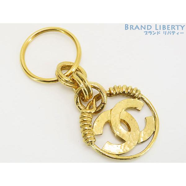 希少　CHANEL シャネル　キーホルダー　キーリング　ヴィンテージ　ココマーク CHANEL（シャネル） 美品 ココマーク ヴィンテージ バッグチャーム