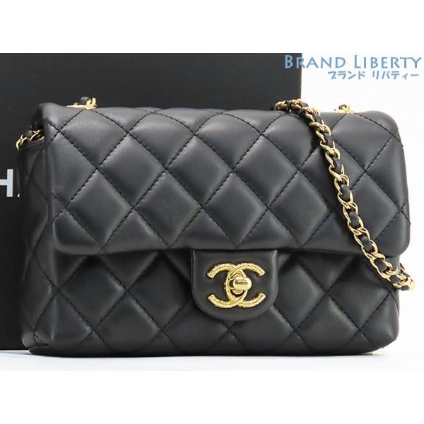 マトラッセ 新古品 シャネル CHANEL ミニ フラップ バッグ チェーン  