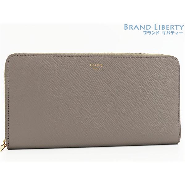CELINE（セリーヌ） 未使用 ラージ ジップドウォレット ラウンド 