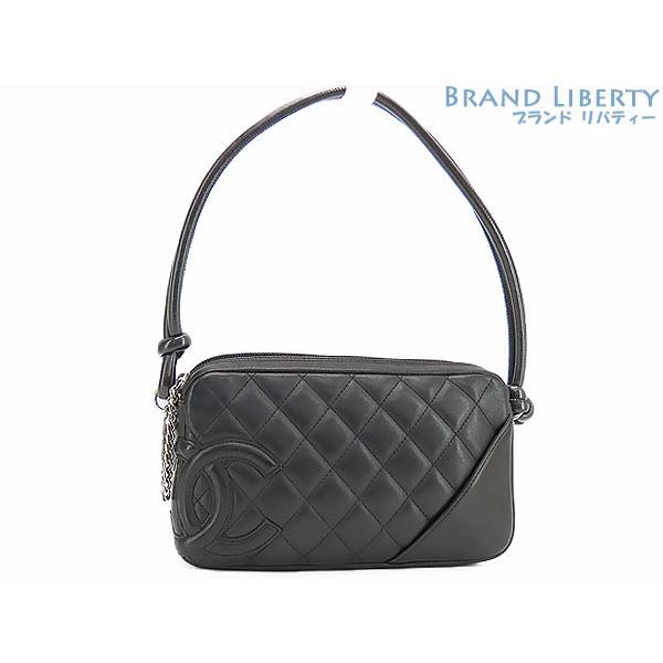 CAMBON 美品 シャネル CHANEL カンボンライン ショルダーポーチ