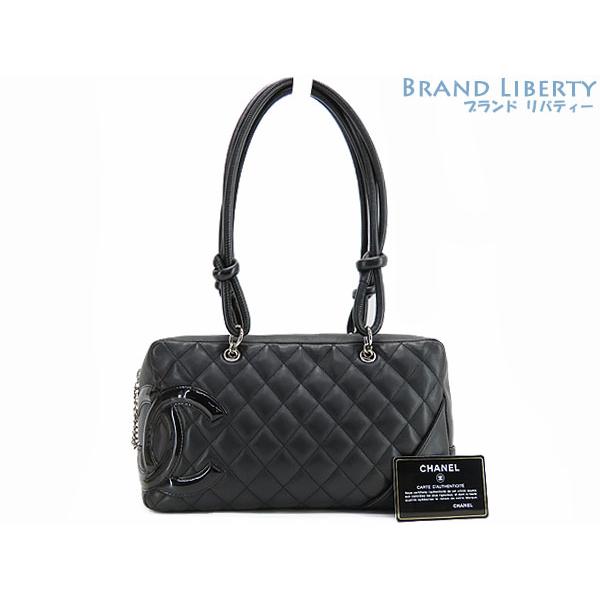 CHANEL カンボンライン ボストンバッグ CAMBON 美品 シャネル CHANEL カンボンライン ボーリングバッグ