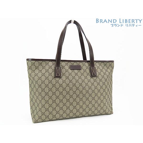 GUCCI 新品同様 グッチ GGスプリーム ショルダー トートバッグ 