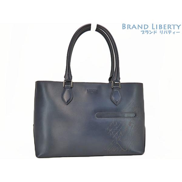 BERLUTI ベルルッティ　カリグラフィー　ドゥジュール　ビジネスバッグ Berluti（ベルルッティ） 美品 カリグラフィ トゥジュール ミニ トート