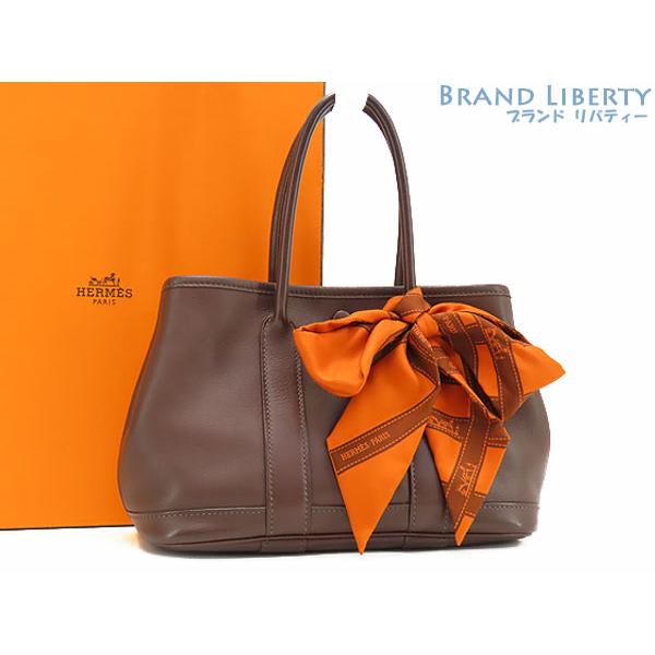 【HERMES】エルメス　ツイリー　正規品　バック小物 HERMES（エルメス） 外超美品 ガーデンツイリー TTPM ミニ トート