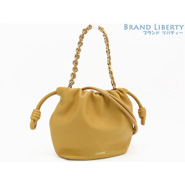 LOEWE ベージュ　パース LOEWE（ロエベ） 未使用 フラメンコパース ミニ 2WAY ショルダーバッグ