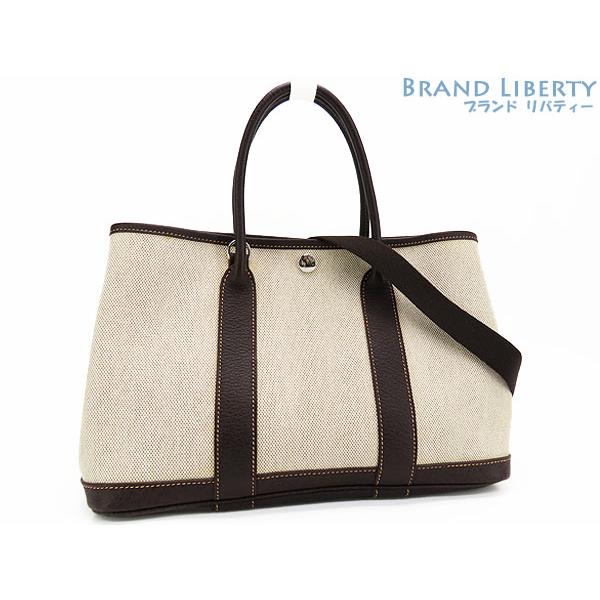 ガーデンパーティー 超美品 エルメス HERMES ガーデンパーティTPM 2WAY 
