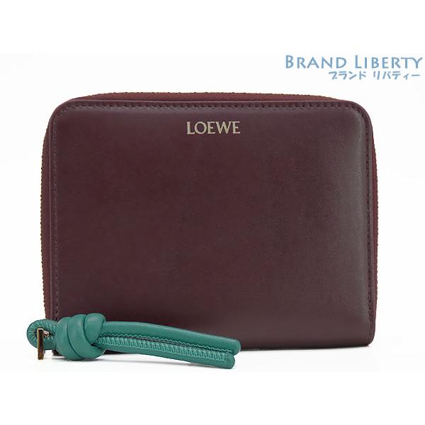 LOEWE 外超美品 ロエベ ノット コンパクト ジップアラウンド LOEWE 外超美品 ロエベ ノット コンパクト ジップアラウンド