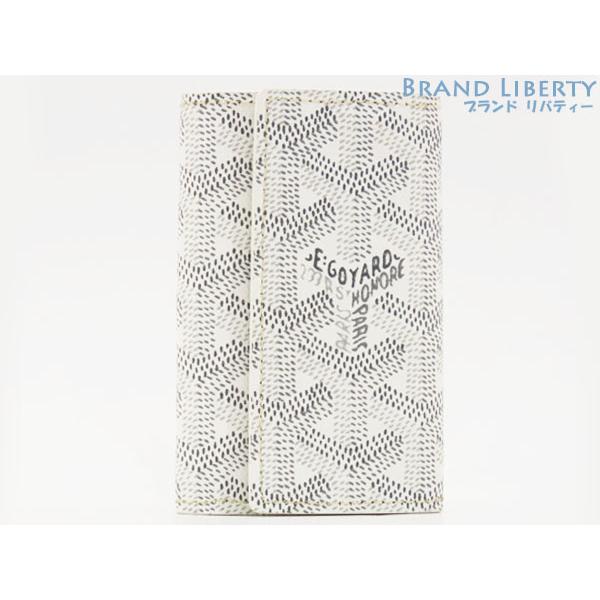 未使用 ゴヤール GOYARD ヘリボーン サン ミッシェル 6連 キーケース