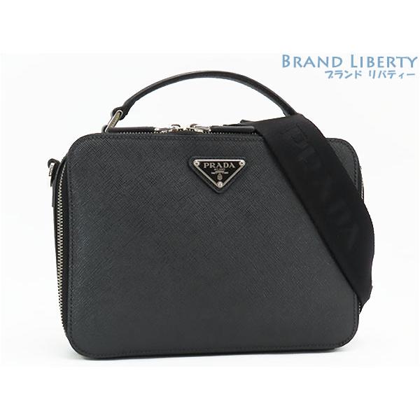 PRADA 新品同様 プラダ ブリック サフィアーノレザーバッグ 2WAY  