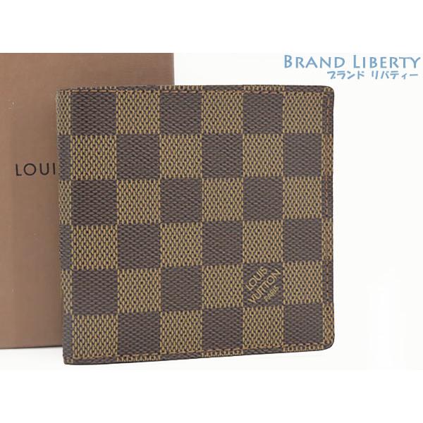ルイヴィトン ダミエポルト ビエ カルト クレディモネ 二つ折り財布 LOUIS VUITTON（ルイ・ヴィトン） 未使用 ダミエ ポルトビエ カルト