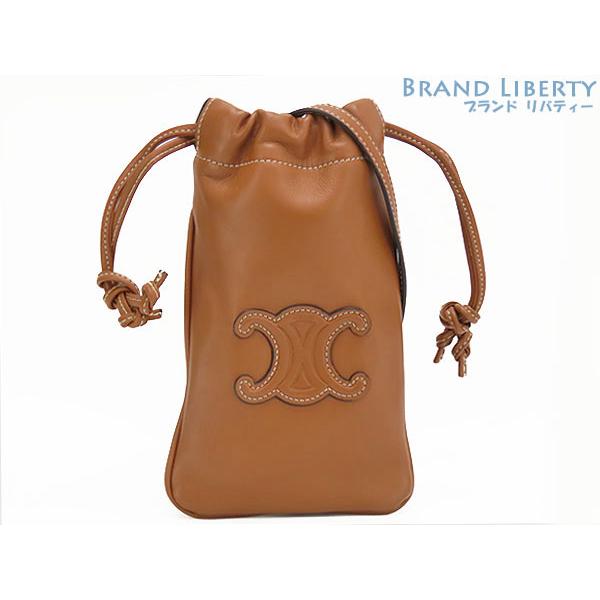 CELINE（セリーヌ） 超美品 キュイル トリオンフ ドローストリング