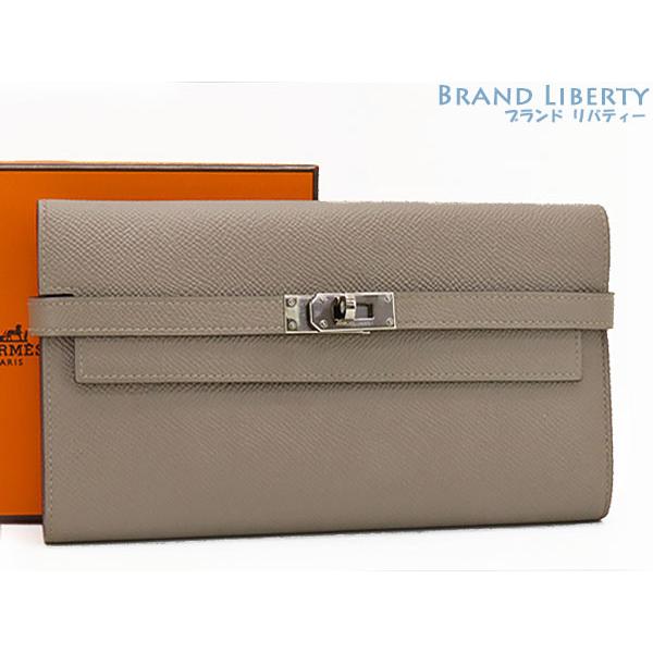 Kelly 超美品 エルメス HERMES ケリーウォレット ロング 二つ折り長  