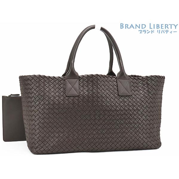 BOTTEGA VENETA ダークブラウン トートバッグ BOTTEGA VENETA（ボッテガ・ヴェネタ） 超美品 ボッテガ ヴェネタ