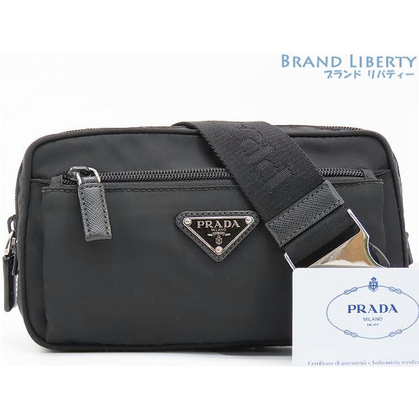 プラダ　ドラムバッグ　ボディーバッグ PRADA（プラダ） 美品 ナイロン バムバッグ ウエストバッグ ボディ