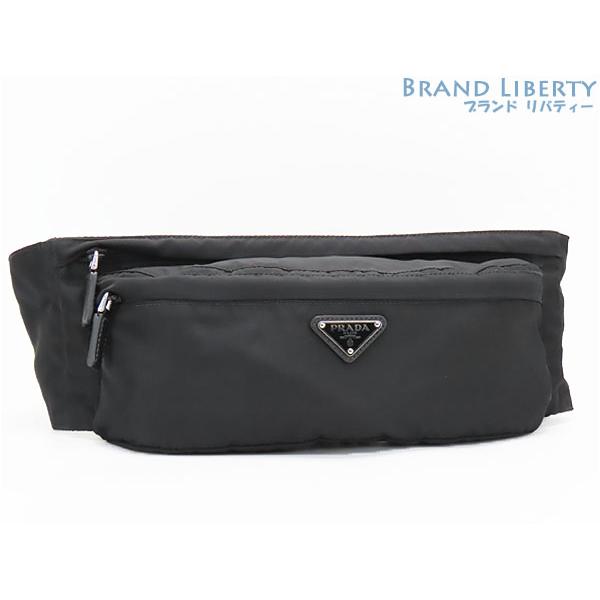 PRADA（プラダ） ほぼ新品 ナイロン トライアングル ベルトバッグ