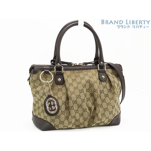 GGキャンバス グッチ スーキー 2WAY ハンドバッグ ミニボストンバッグ  
