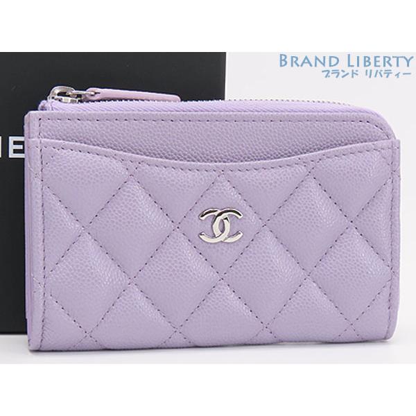 美品◇シャネル マトラッセ キャビアスキン ココマーク ポーチ コインケース マトラッセ 新古品 シャネル CHANEL ココマーク キャビアスキン