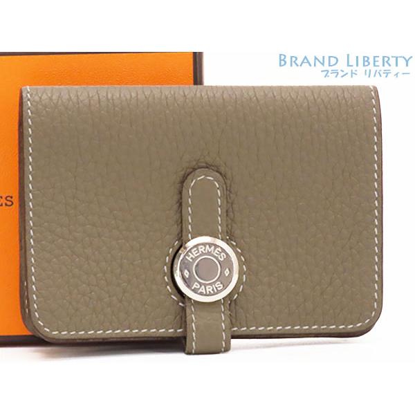 美品 エルメス HERMES ドゴン カードケース パスケース 名刺入れ