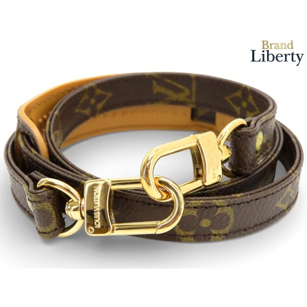 美品 ルイヴィトン モノグラム ショルダーストラップ ブラウン 旧金具 LOUIS VUITTON（ルイ・ヴィトン） 未使用 モノグラム ショルダー