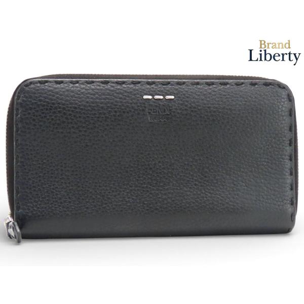 フェンディ セレリア　ジップアラウンド長財布 8M0299 ラウンドファスナー FENDI（フェンディ） 美品 セレリア ジップアラウンド財布 ラウンド