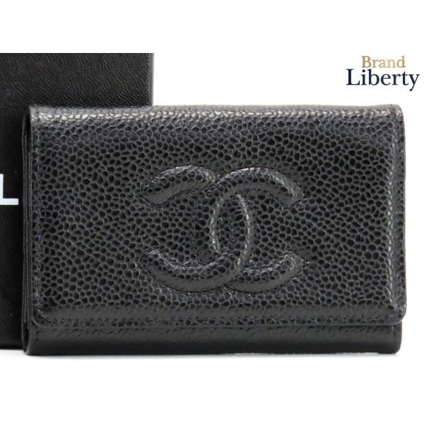 CHANEL（シャネル） ほぼ新品 ヴィンテージ ココマーク キャビアスキン