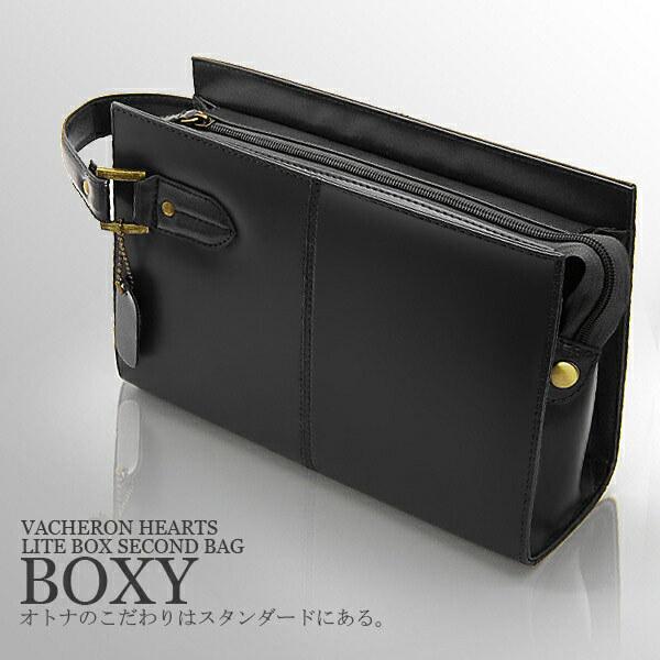 セカンドバッグ ブラック 黒 ヴァセロン ハーツ VACHERON HEARTS 