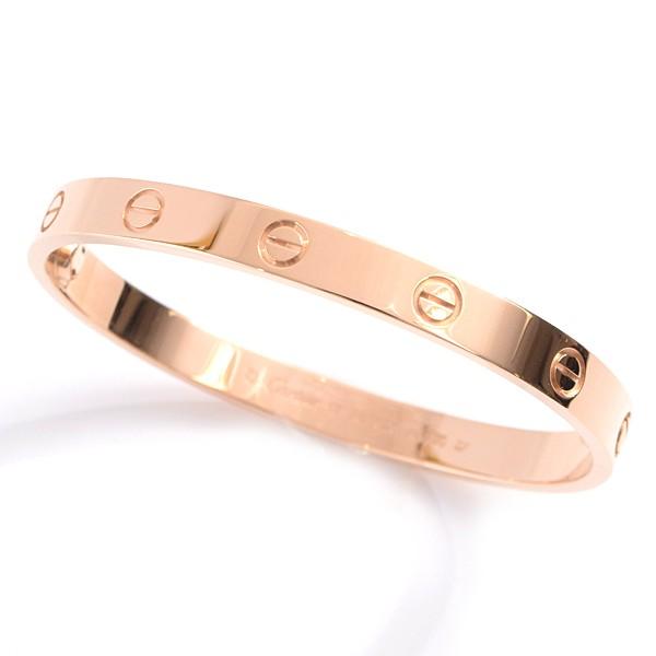 カルティエ Cartier ラブブレス 新型 17サイズ レディース 750pg ピンクゴールド 中古 Brandmax 通販 Yahoo ショッピング