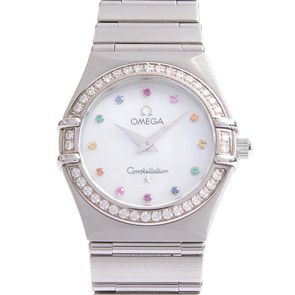 美品 オメガ コンステレーション 12Pマルチ ベゼル ダイヤ シェル 時計 美品 オメガ コンステレーション 12Pマルチ ベゼル ダイヤ シェル 時計