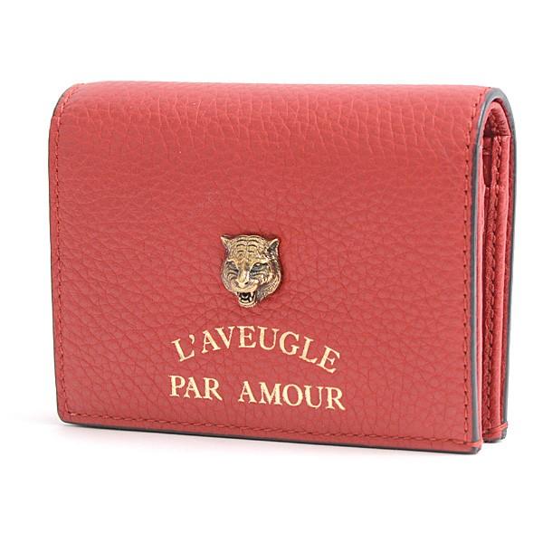 グッチ GUCCI カーフ アニマリエ カードケース 453169 ミニ財布 