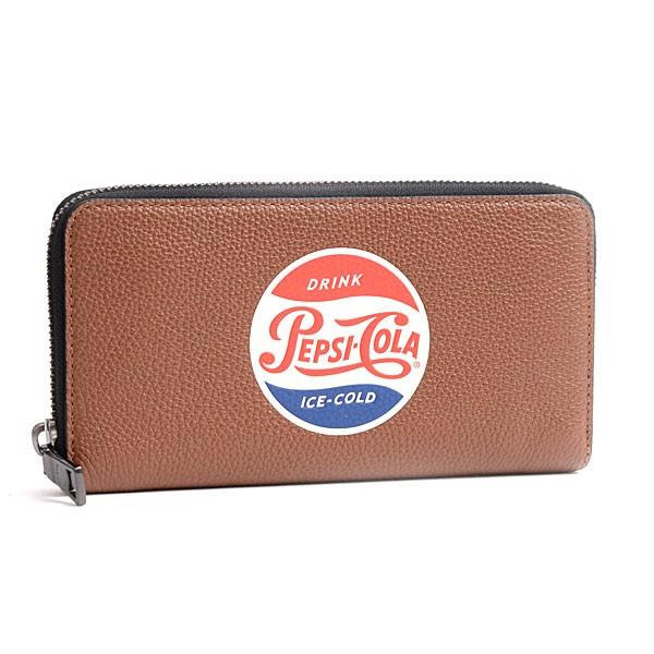 コーチ Coach ラウンドファスナー長財布 ペプシコーラコラボ メンズ ブラウン Fsad 未使用展示品 Brandmax 通販 Yahoo ショッピング