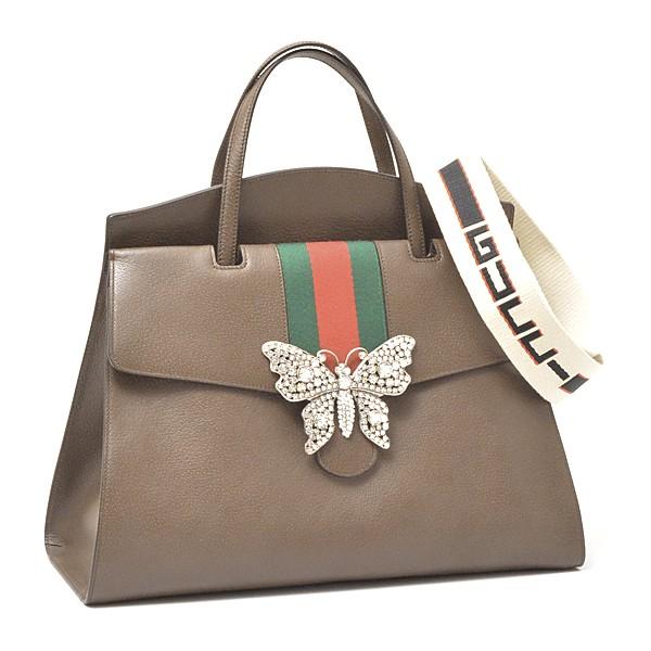 グッチ Gucci ラージ トーテム バタフライビジュー 2way ツーウェイバッグ レディース ダークブラウン 未使用展示品 Brandmax 通販 Yahoo ショッピング