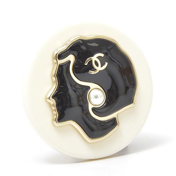 シャネル CHANEL マドモアゼル ブローチ フェイクパール ココマーク  