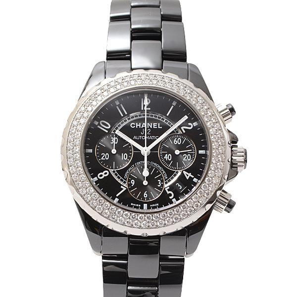 シャネル J12 ジェイトゥエルブ クロノグラフ ダイヤ ブラック 黒 メンズ 時計 セラミック H1009 Chanel 中古 Brandmax 通販 Yahoo ショッピング
