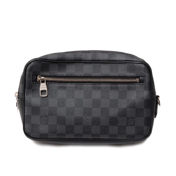 ルイヴィトン Louis Vuitton セカンドバッグ ダミエグラフィット ポシェットカサイ ブラック メンズ N 中古 Brandmax 通販 Yahoo ショッピング