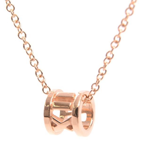 ティファニー Tiffany アトラス オープン ミニ ネックレス レディース 750pg ピンクゴールド 中古 Brandmax 通販 Yahoo ショッピング