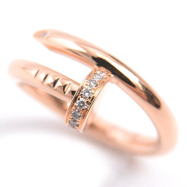 カルティエ Cartier ジュストアンクル ダイヤモンド リング 54号 レディース 750pg ピンクゴールド 中古 Brandmax 通販 Yahoo ショッピング