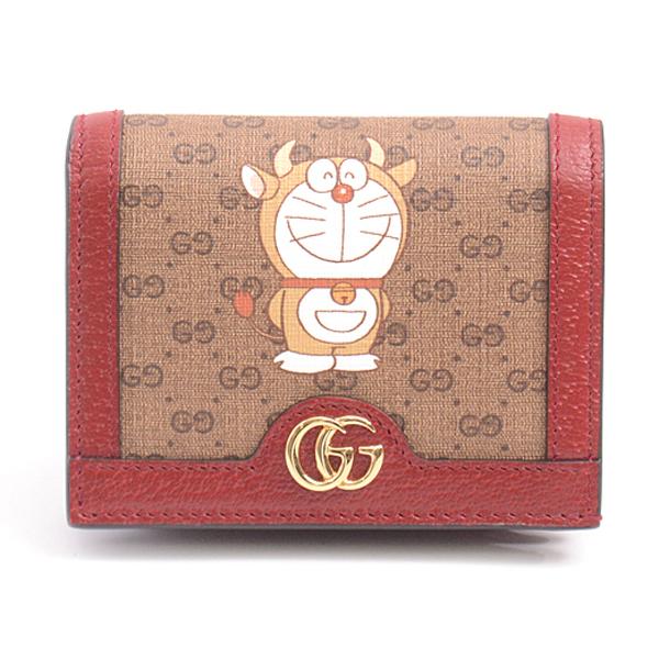 グッチ Gucci ミニggスプリーム ドラえもん グッチ Pvc レザー カードケース ミニウォレット ベージュ エボニー レディース 未使用展示品 Brandmax 通販 Yahoo ショッピング