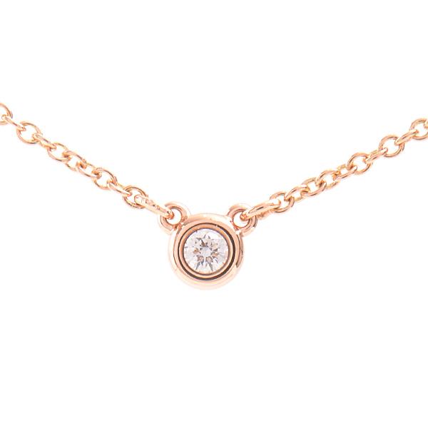 ティファニー ネックレス レディース 750pg 1pダイヤ バイザヤード ネックレス ピンクゴールド Tiffany 中古 Brandmax 通販 Yahoo ショッピング