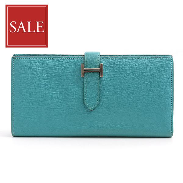 HERMES エルメス 財布 レディース メンズ シェーブル 二つ折り長 HERMES エルメス 財布 レディース メンズ シェーブル 二つ折り長